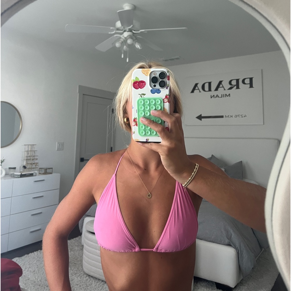 Solid Tidal Triangle Top Swim Top - image 2